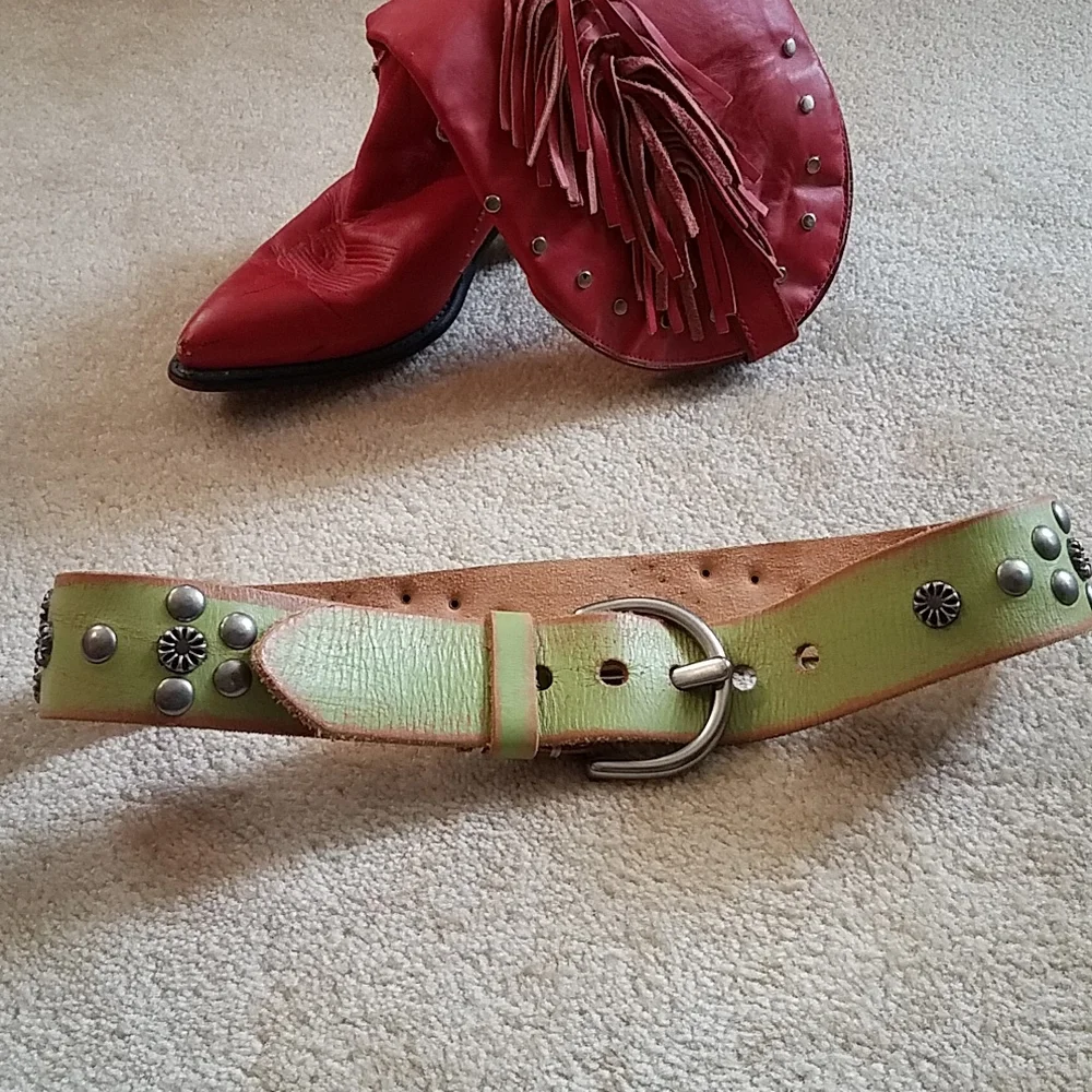 ❣HOST PICK❣ Vintage Linea Pelle Leather Belt  Excellent Condition S - Picture 6 of 9